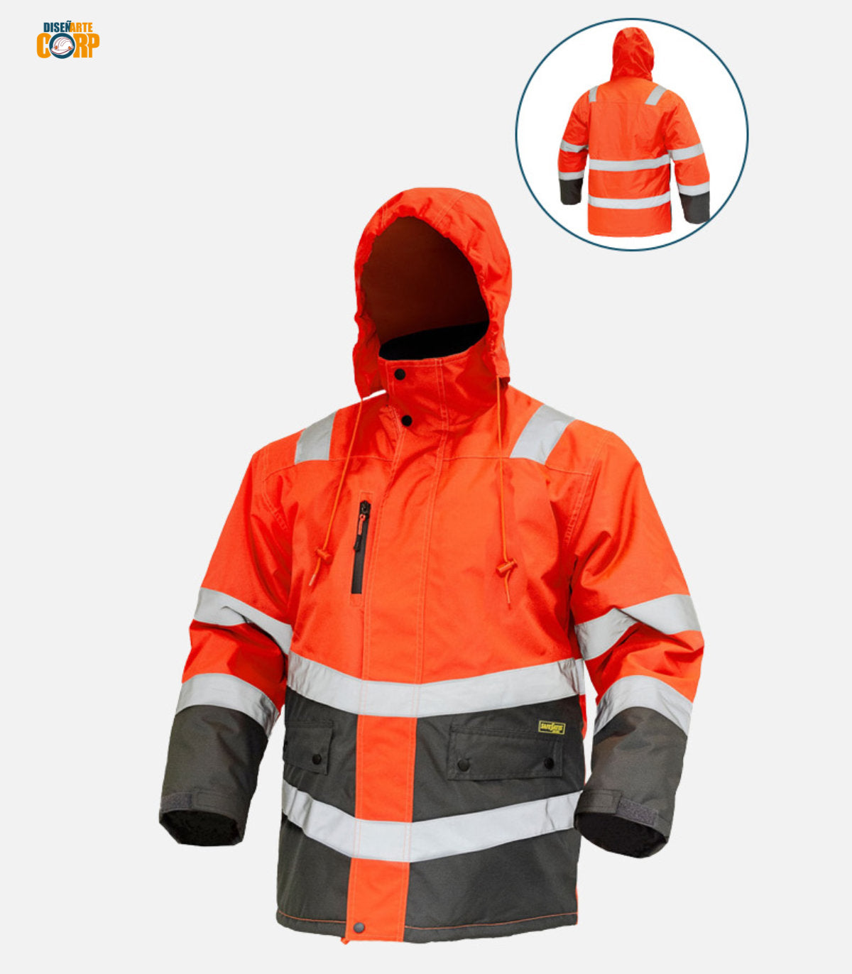PARKA TERMICA ALTA VISIBILIDAD HOMBRE