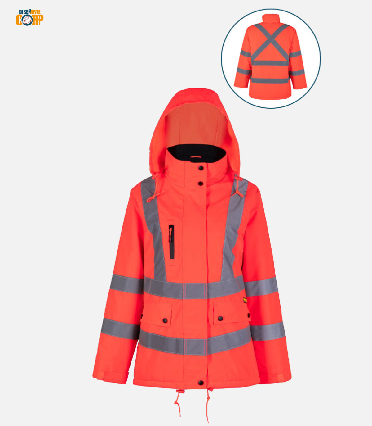 PARKA TERMICA ALTA VISIBILIDAD CLASE 3 HOMBRE