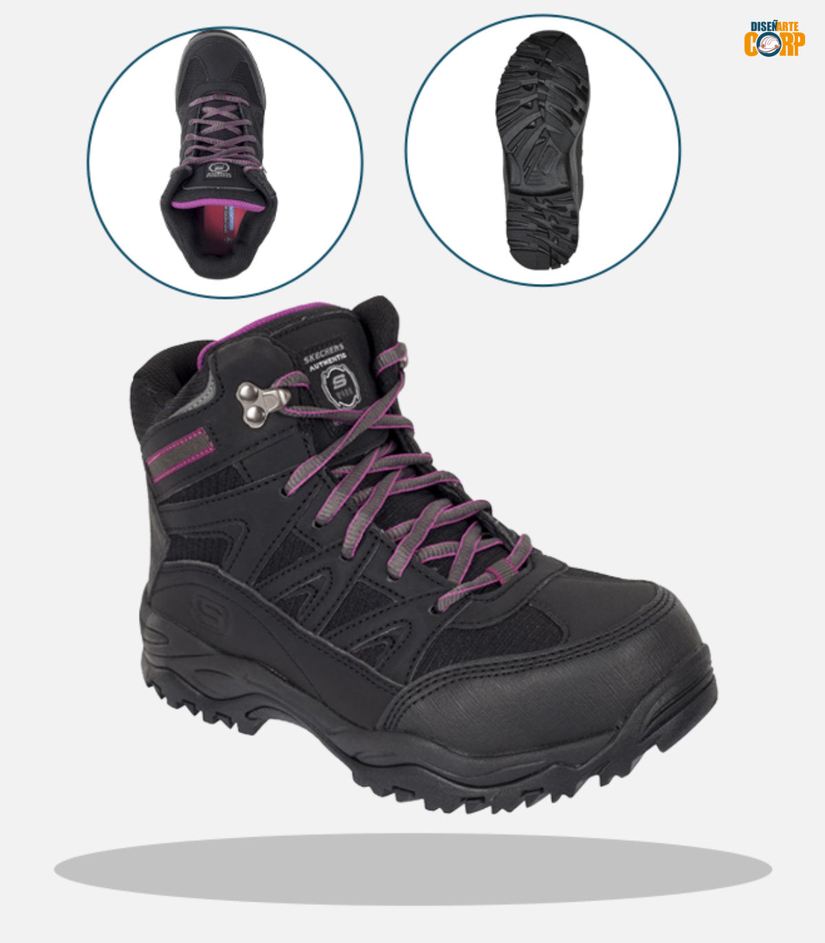 Skechers Botín Mujer Seguridad Pomeria