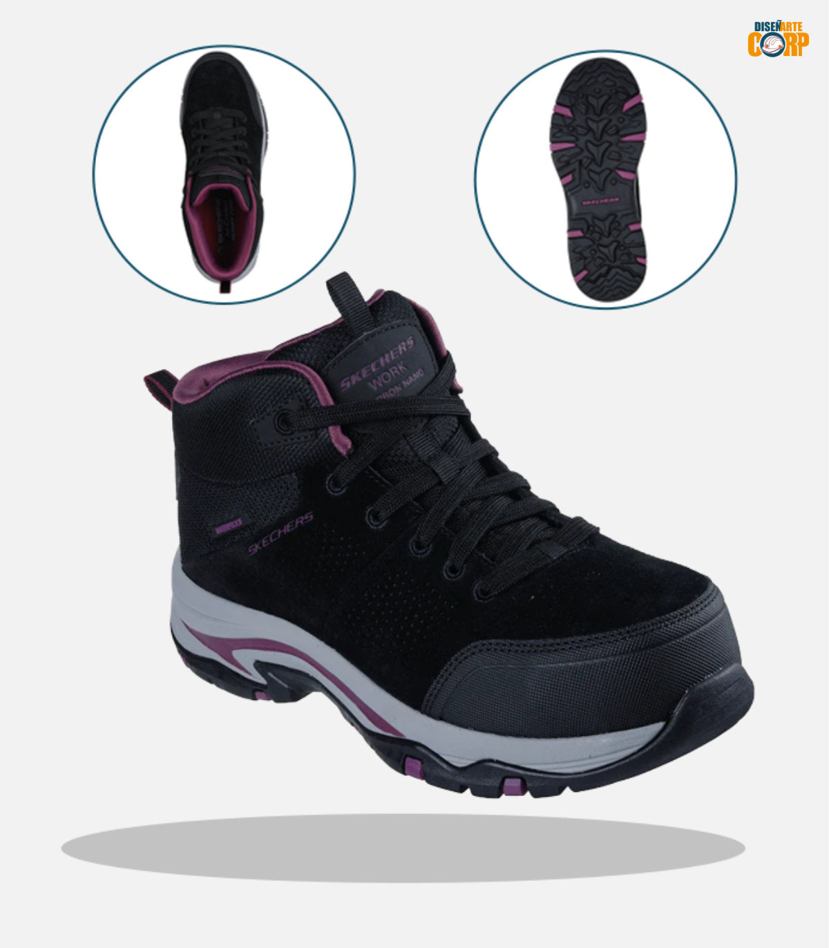 Skechers Botín Mujer Seguridad Trego