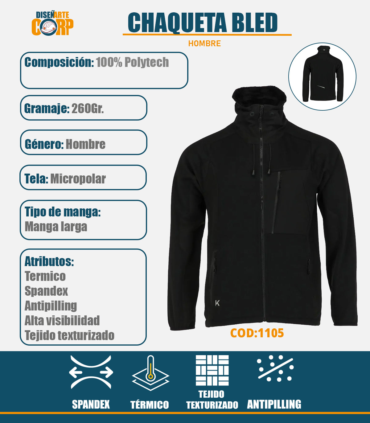 CHAQUETA BLED HOMBRE