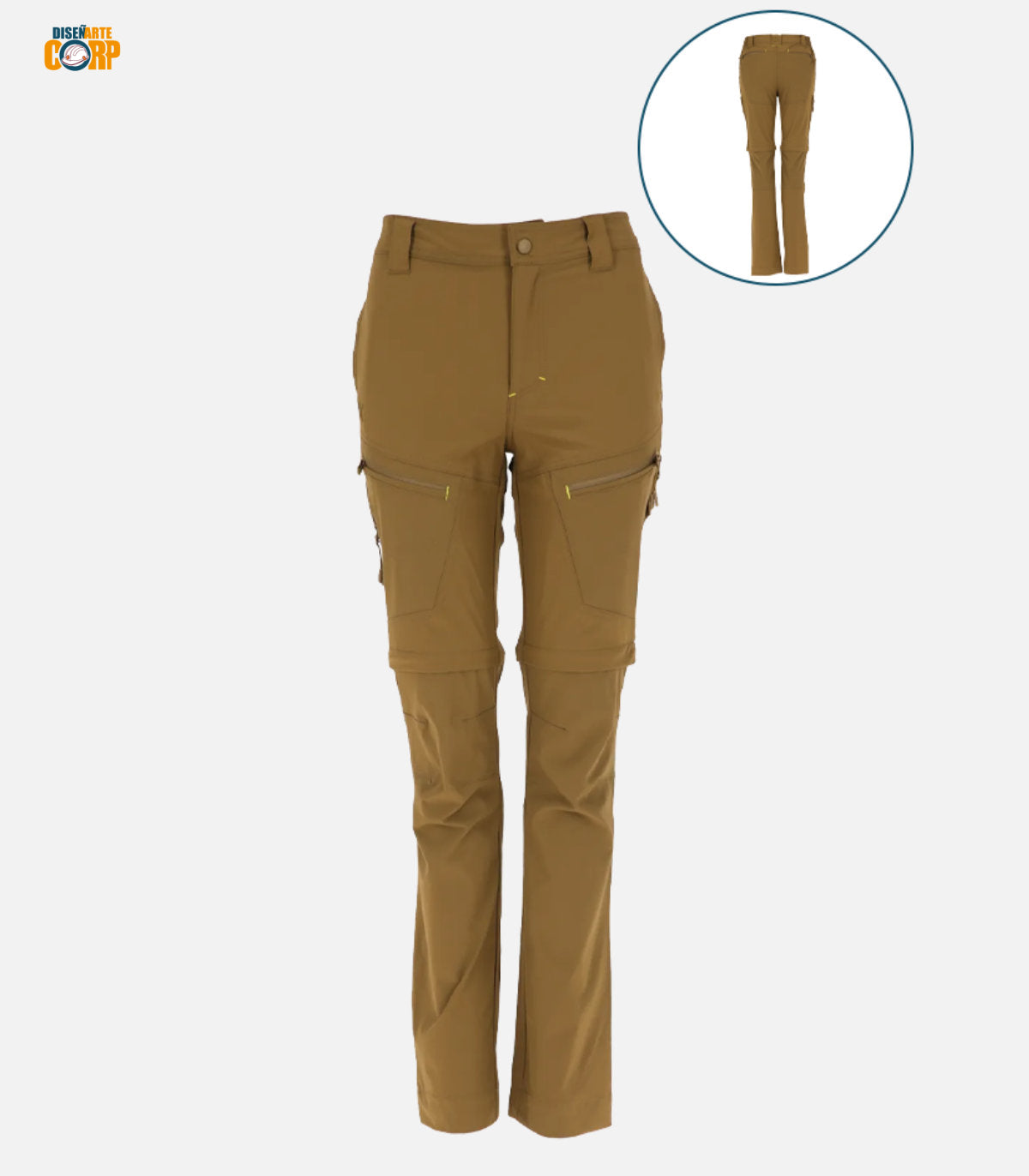 Pantalon Ripstop Desmontable Mujer