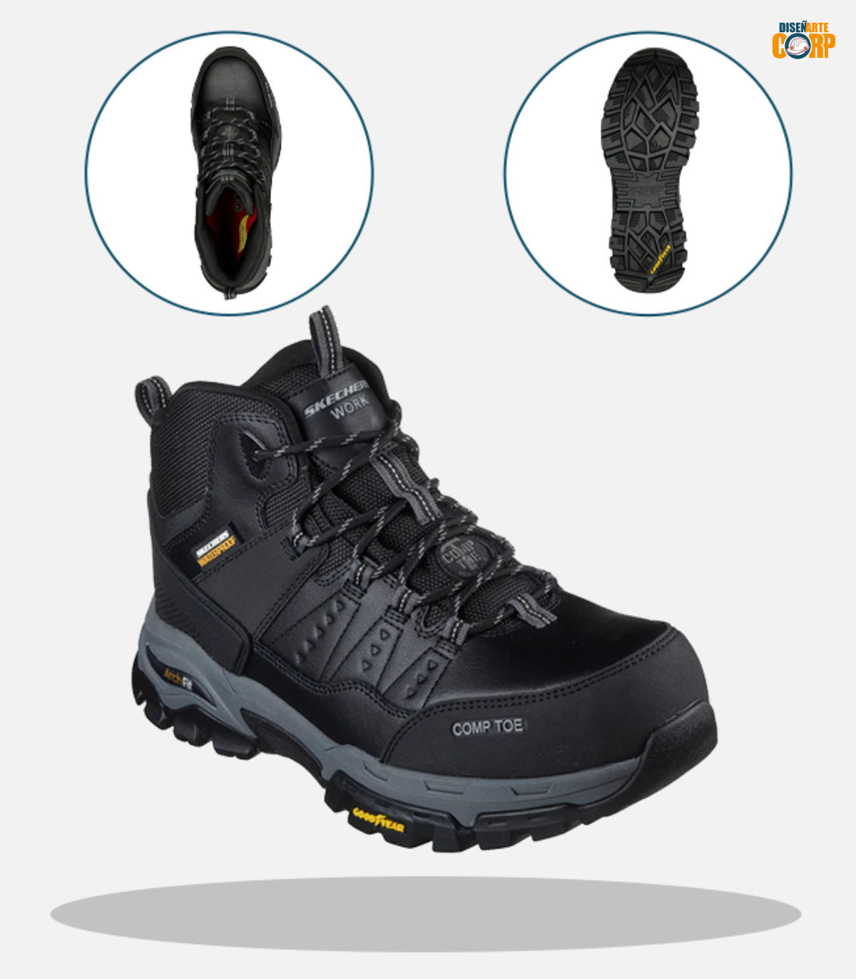 Skechers Botín Hombre Seguridad Tarver