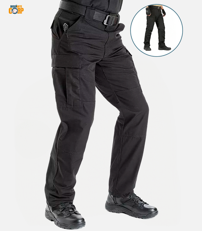 Pantalon Combate Tactico Negro