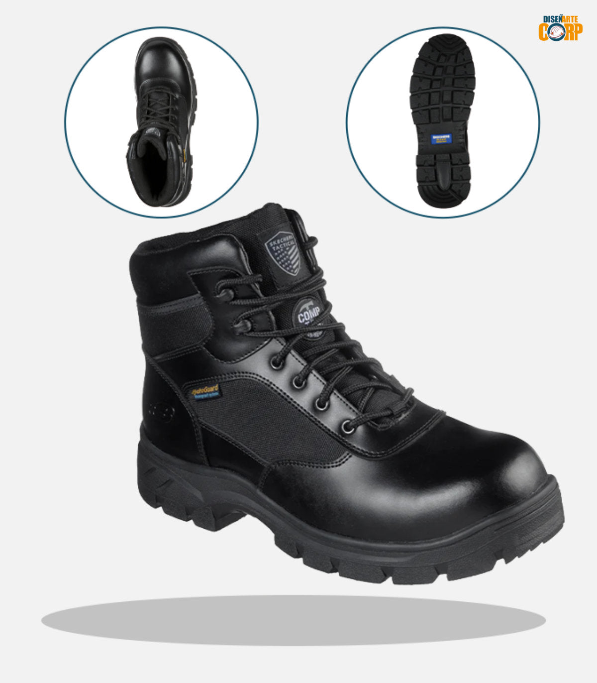 Skechers Zapatilla Hombre Táctica Wascana-Benen