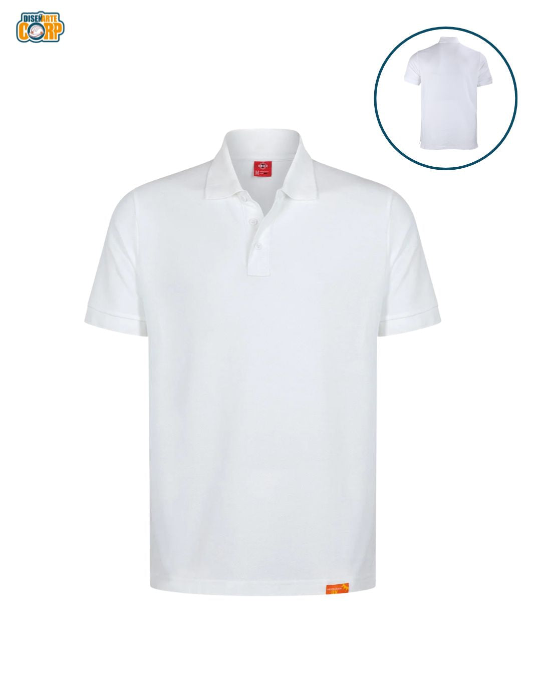 POLERA POLO M/C HOMBRE 60% ALG 40% POLY
