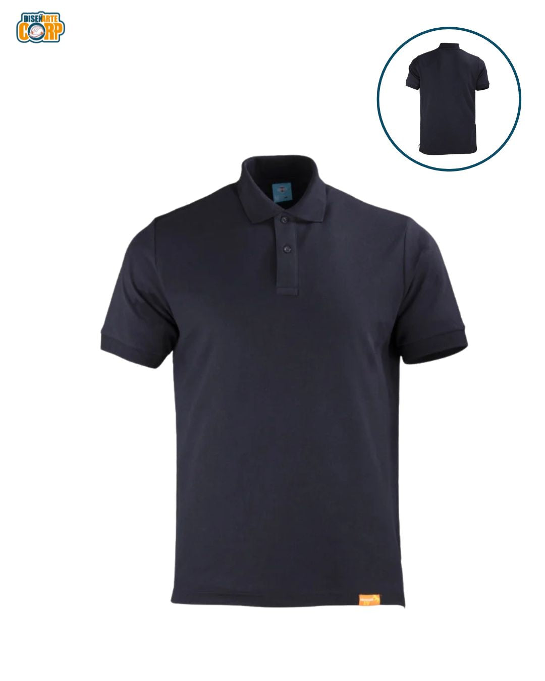 POLERA POLO M/C HOMBRE 80% ALG 20% POLY