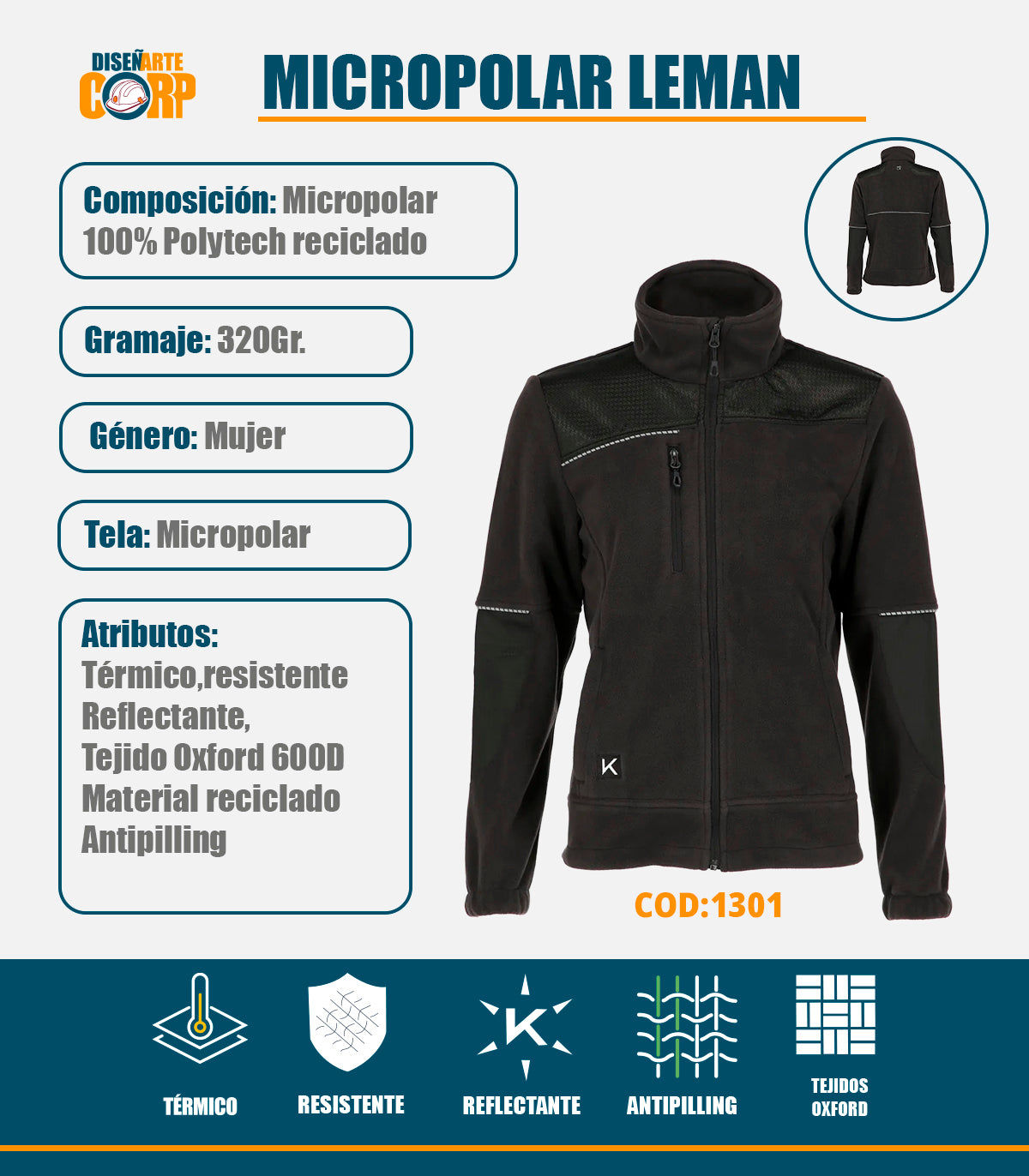 MICROPOLAR LEMON MUJER