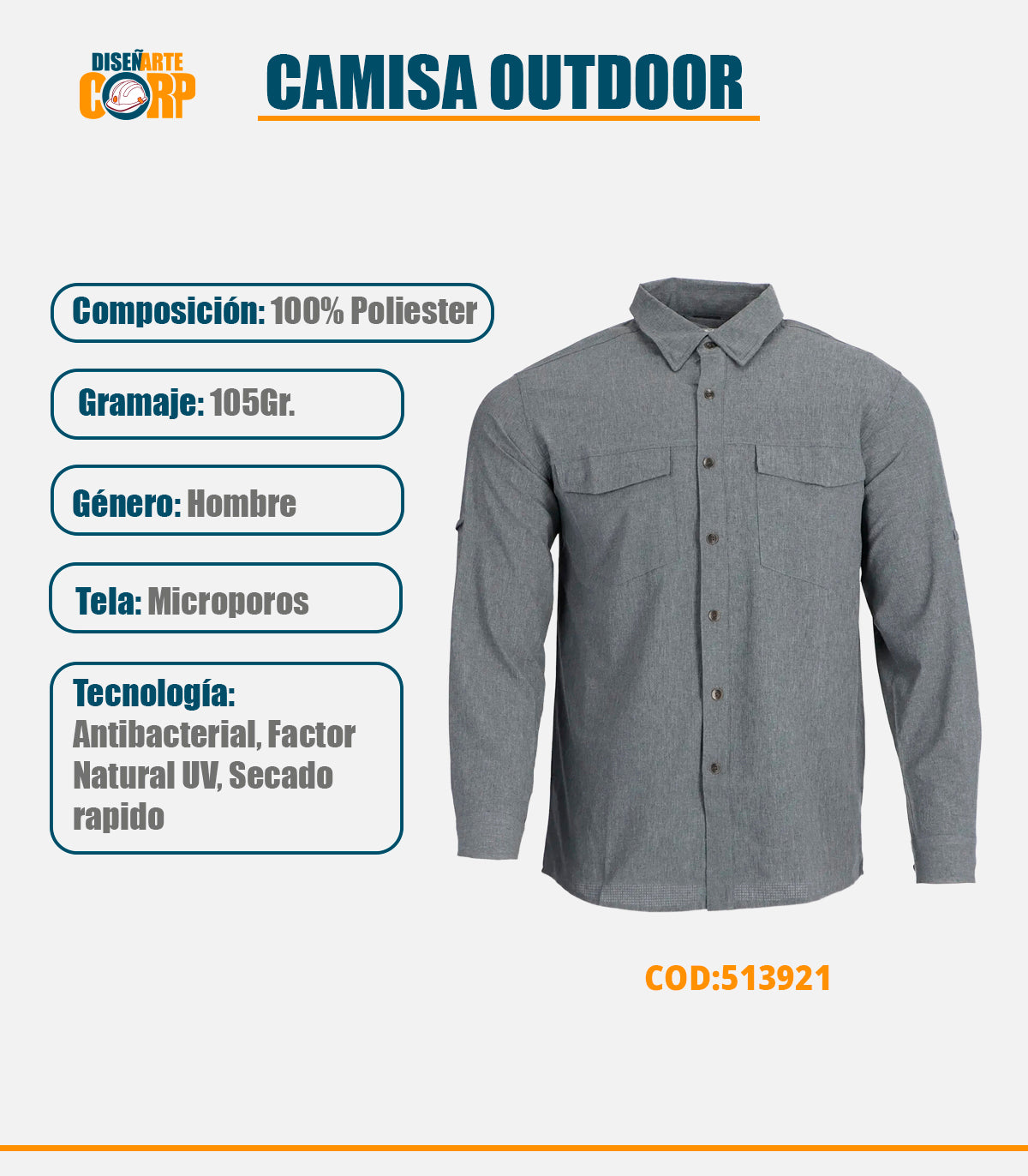 CAMISA OUTDOOR LIGHT