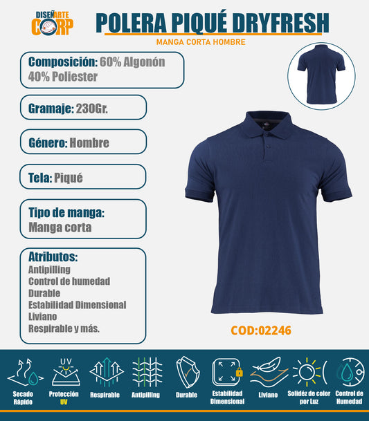 POLERA POLO DRYFRESH HOMBRE