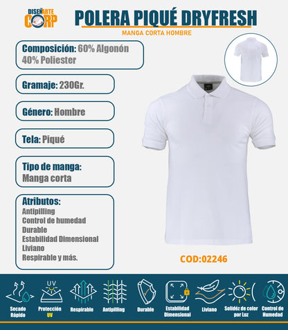 POLERA POLO DRYFRESH HOMBRE