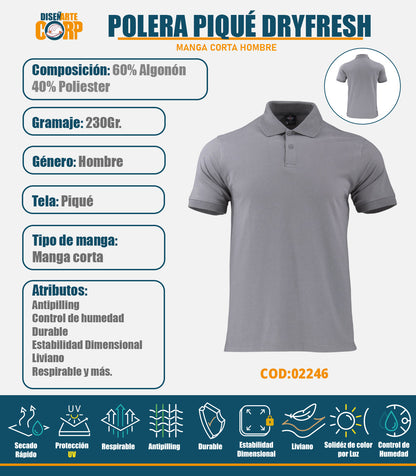 POLERA POLO DRYFRESH HOMBRE