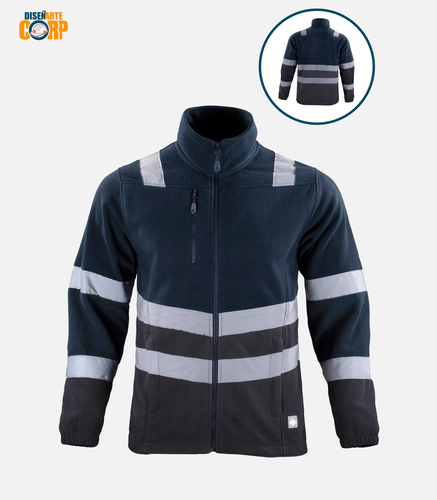 Micropolar Iron Line con Cinta Reflectiva Manga Larga Hombre