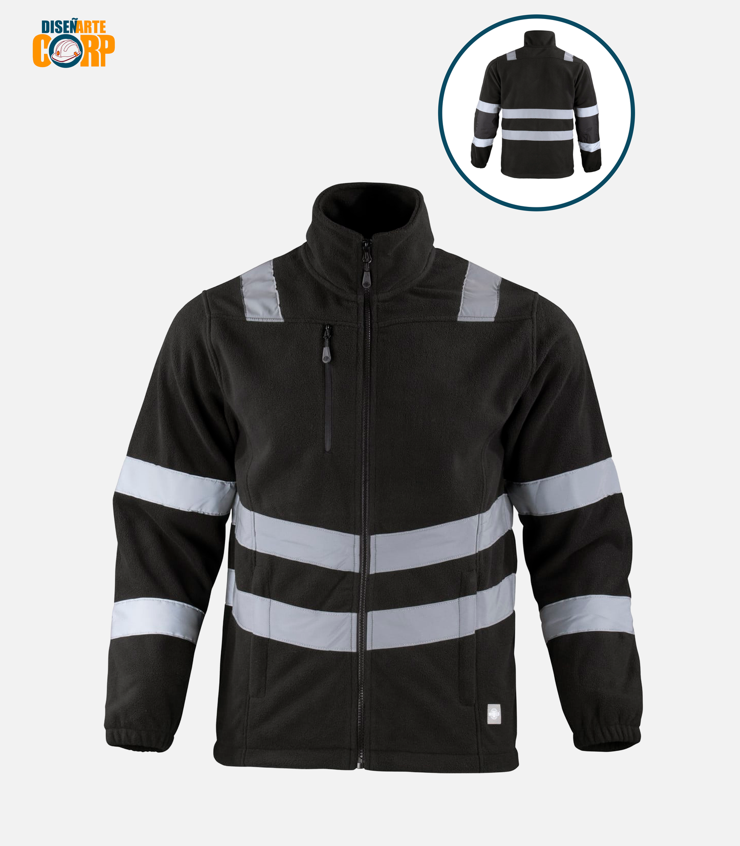 Micropolar Iron Line con Cinta Reflectiva Manga Larga Hombre