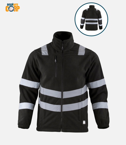 Micropolar Iron Line con Cinta Reflectiva Manga Larga Hombre
