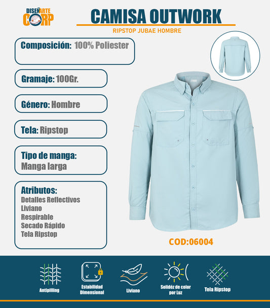 CAMISA OUTWORK RIPSTOP JUBAE