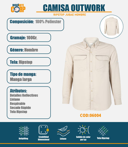CAMISA OUTWORK RIPSTOP JUBAE