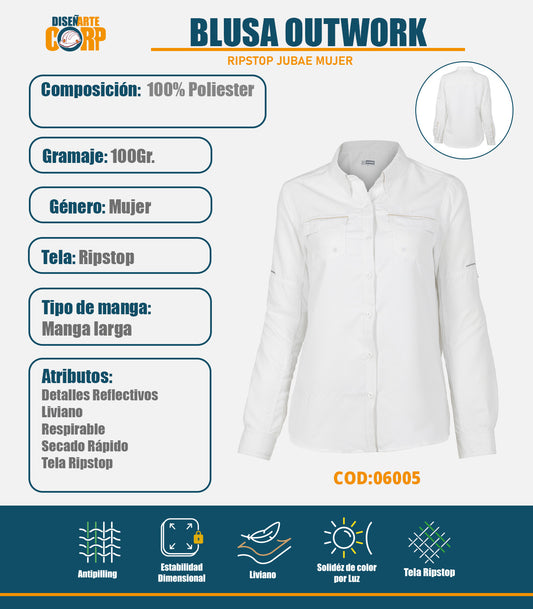 BLUSA OUTWORK RIPSTOP JUBAE