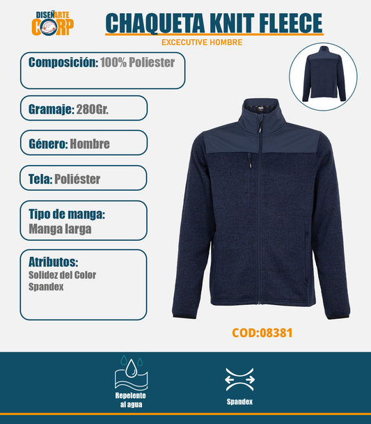 CHAQUETA EXECUTIVE KNIT FLEECE HOMBRE