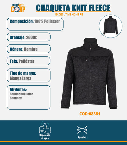 CHAQUETA EXECUTIVE KNIT FLEECE HOMBRE