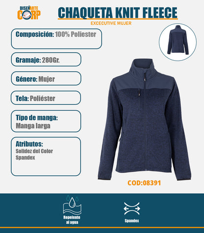 CHAQUETA EXECUTIVE KNIT FLEECE MUJER