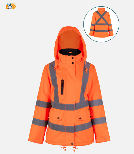 PARKA TERMICA ALTA VISIBILIDAD CLASE 3 MUJER