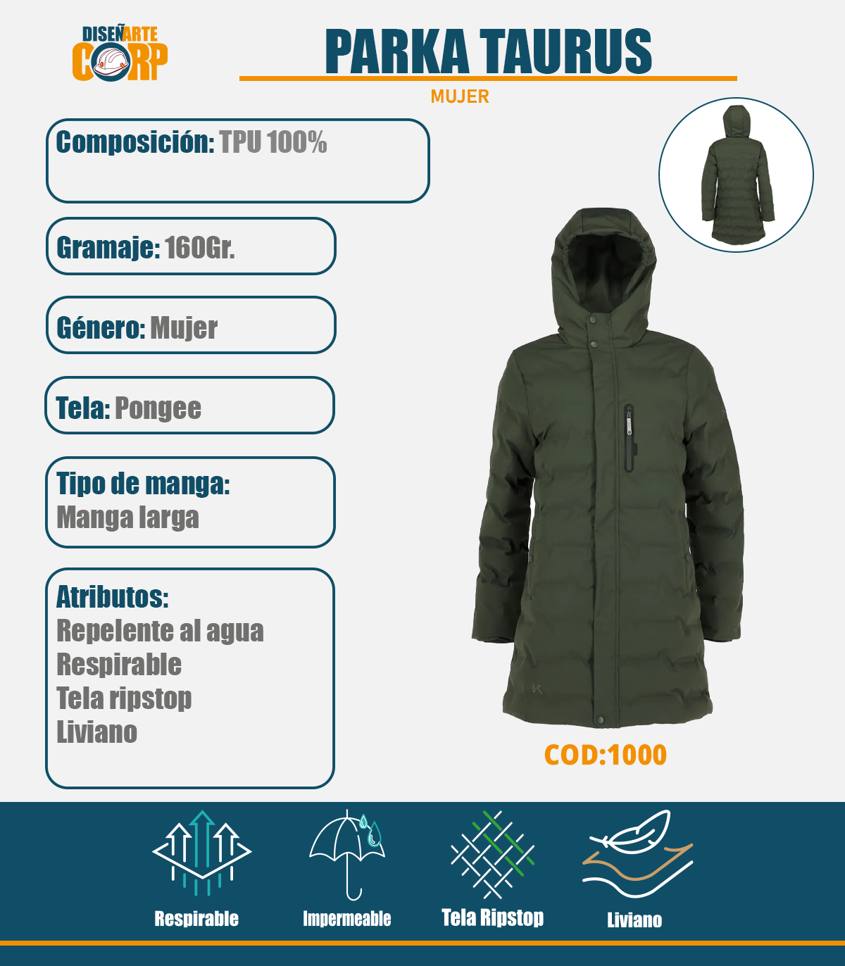 Parka Taurus Mujer