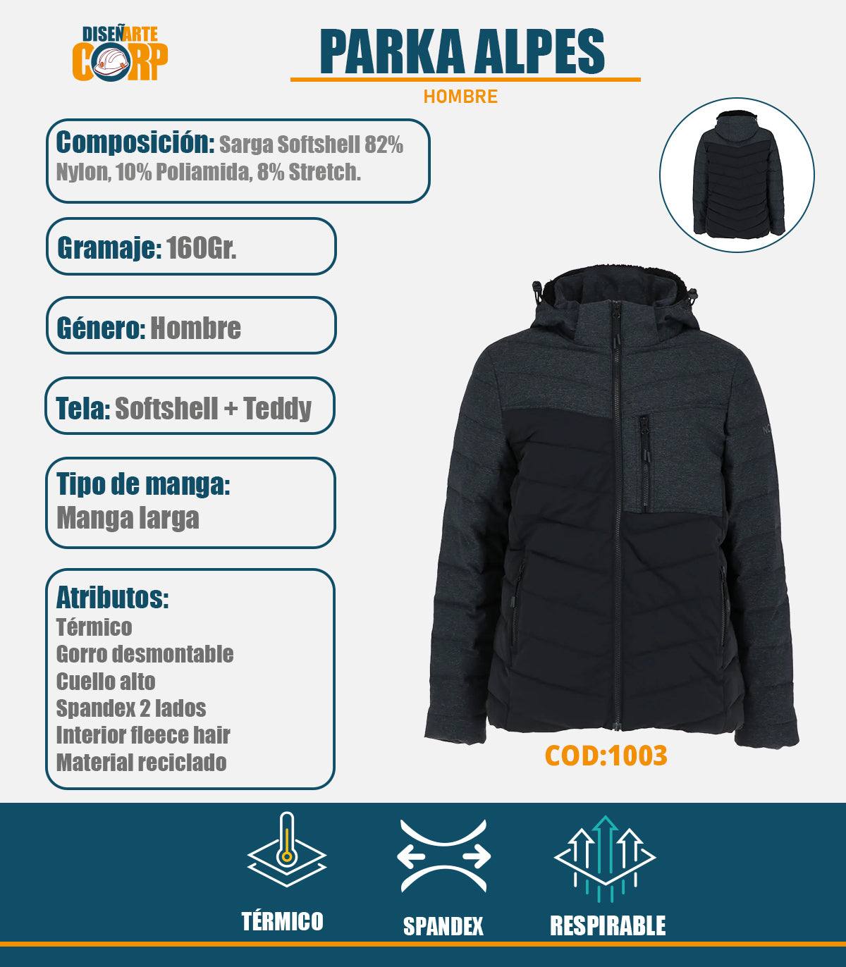 PARKA ALPES HOMBRE
