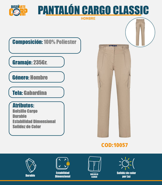PANTALON CARGO CLASSIC HOMBRE