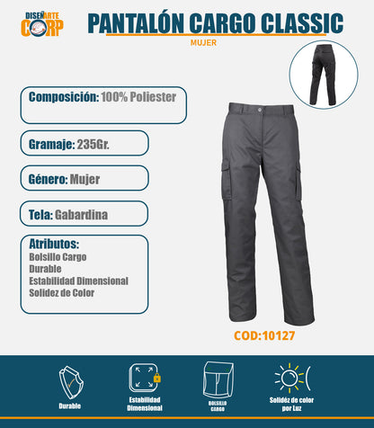 PANTALON CARGO CLASSIC MUJER