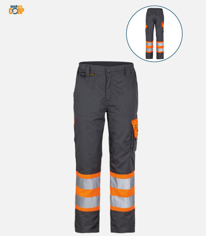 PANTALON ALTA VISIBILIDAD BI-COLOR CLASE 1 HOMBRE