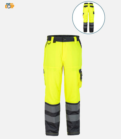 PANTALON ALTA VISIBILIDAD BI-COLOR CLASE 2 HOMBRE