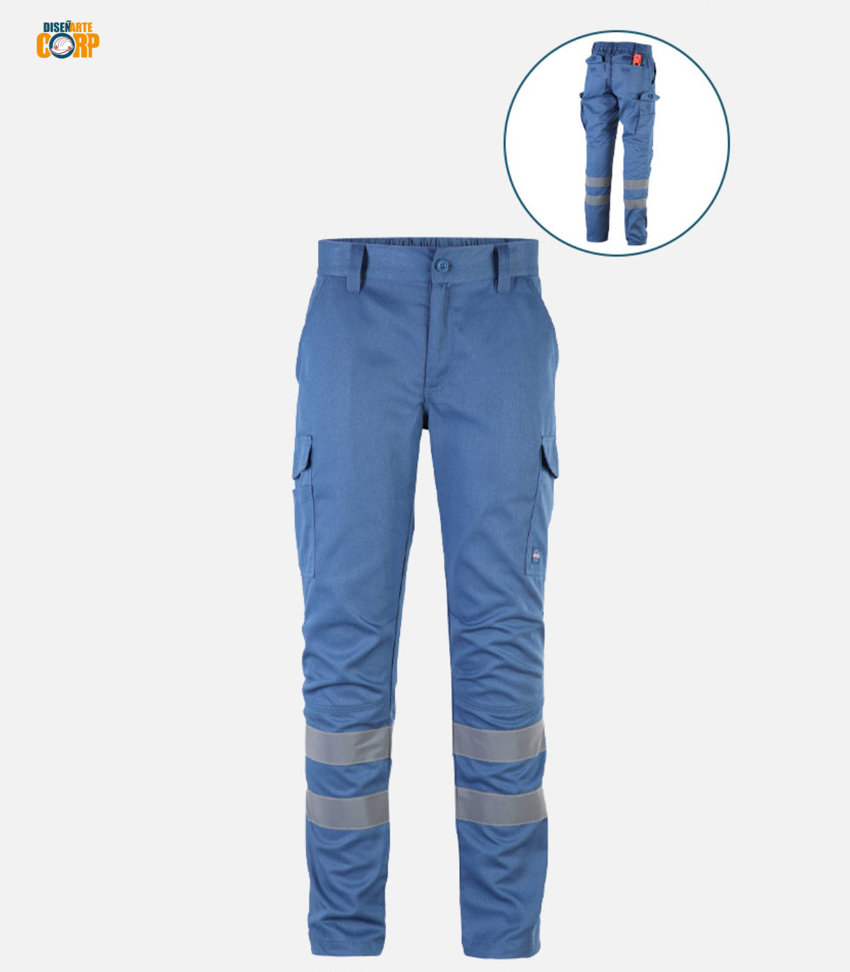 PANTALON CARGO GABARDINA PRACTICAL LINE CON CINTA HOMBRE