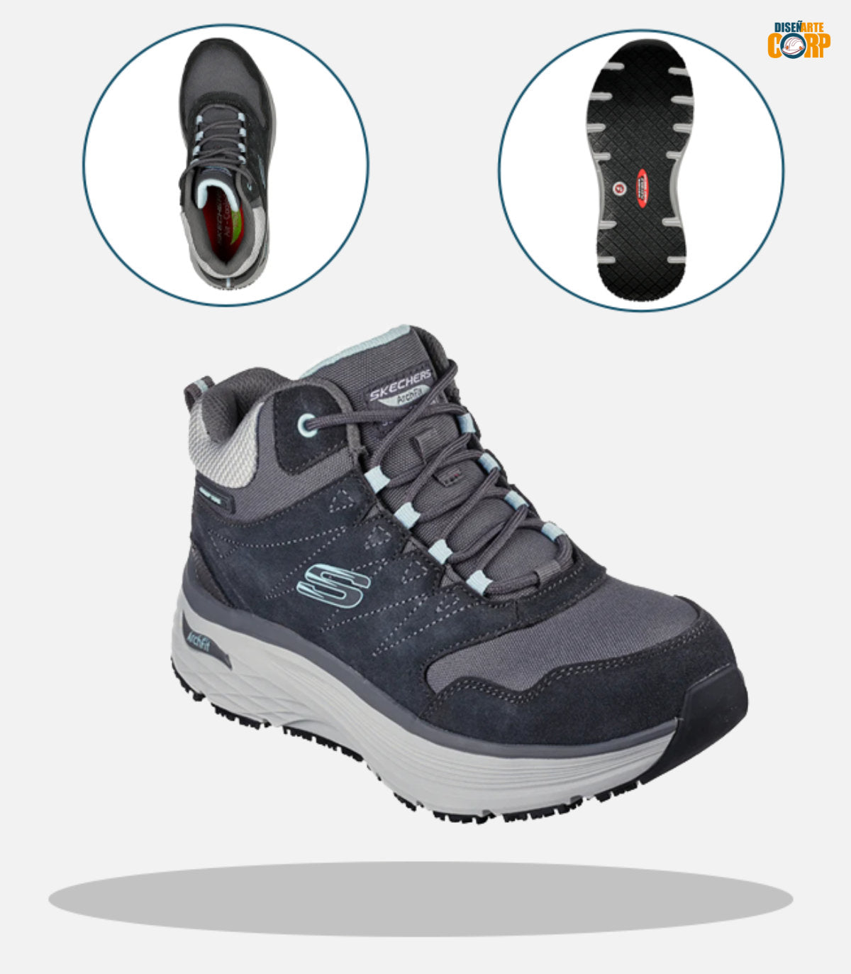 Skechers Zapatilla Mujer Seguridad Milah