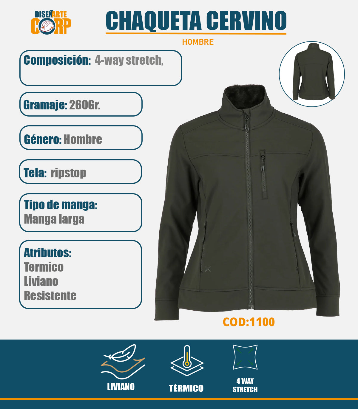 CHAQUETA CERVINO MUJER