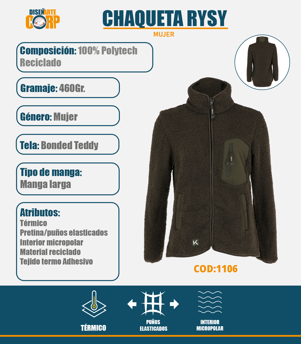 Chaqueta Rysy Mujer