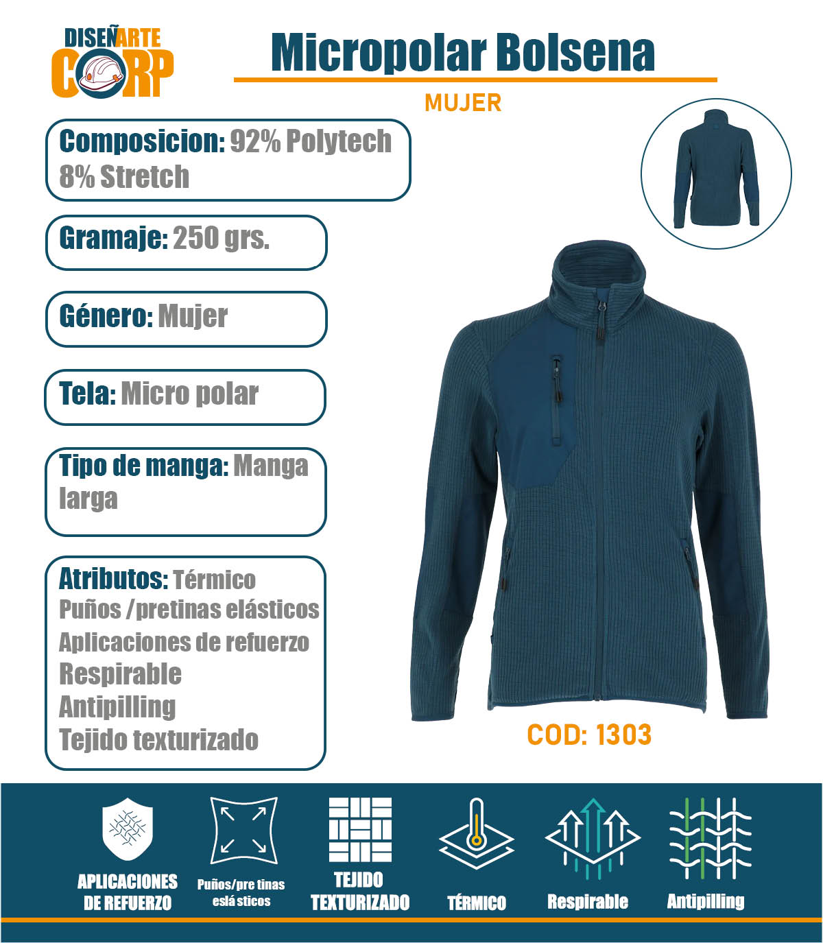 Micropolar Bolsena Mujer