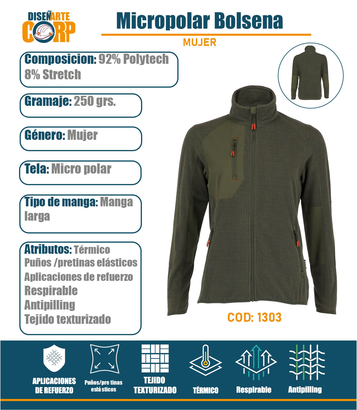 Micropolar Bolsena Mujer