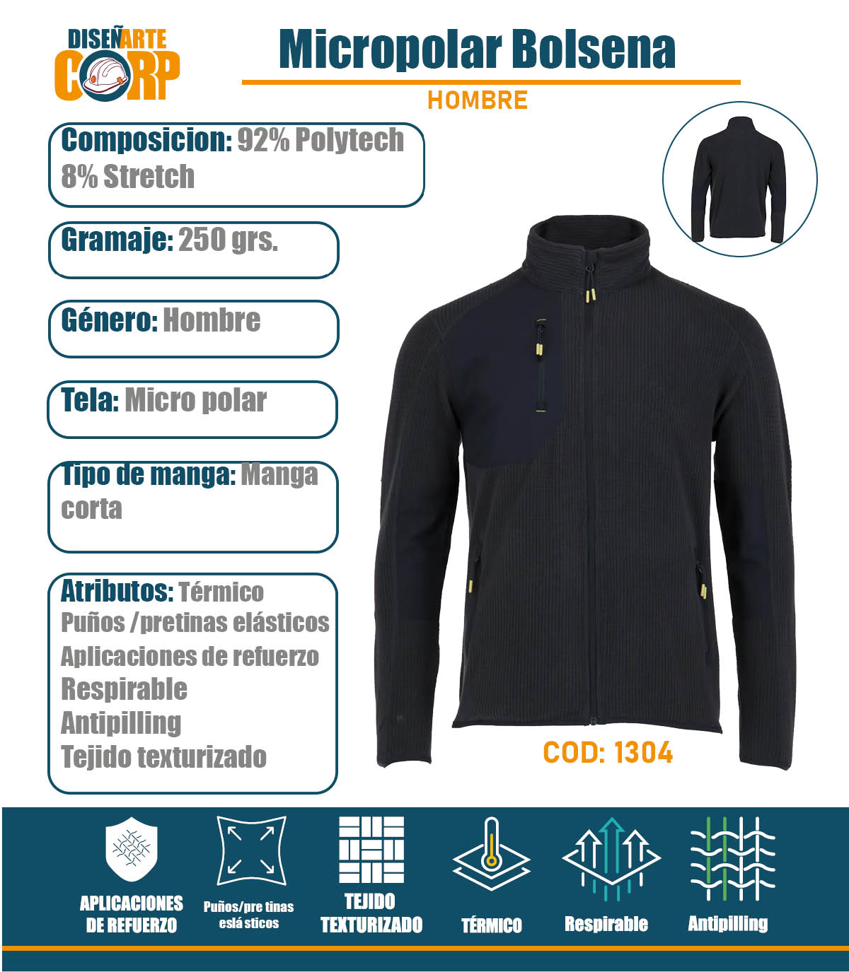 Micropolar Bolsena Hombre