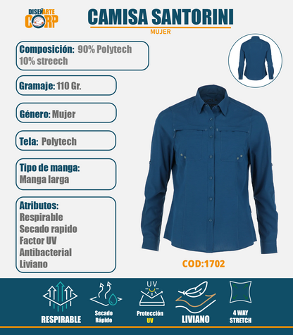 BLUSA SANTORINI MUJER