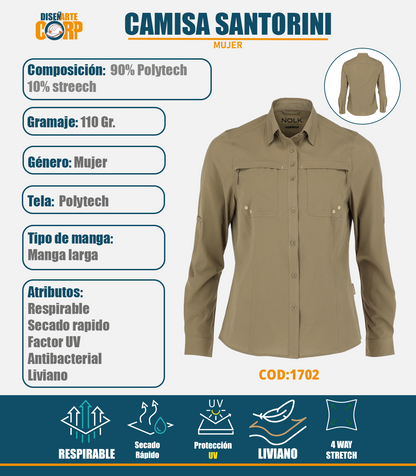 BLUSA SANTORINI MUJER