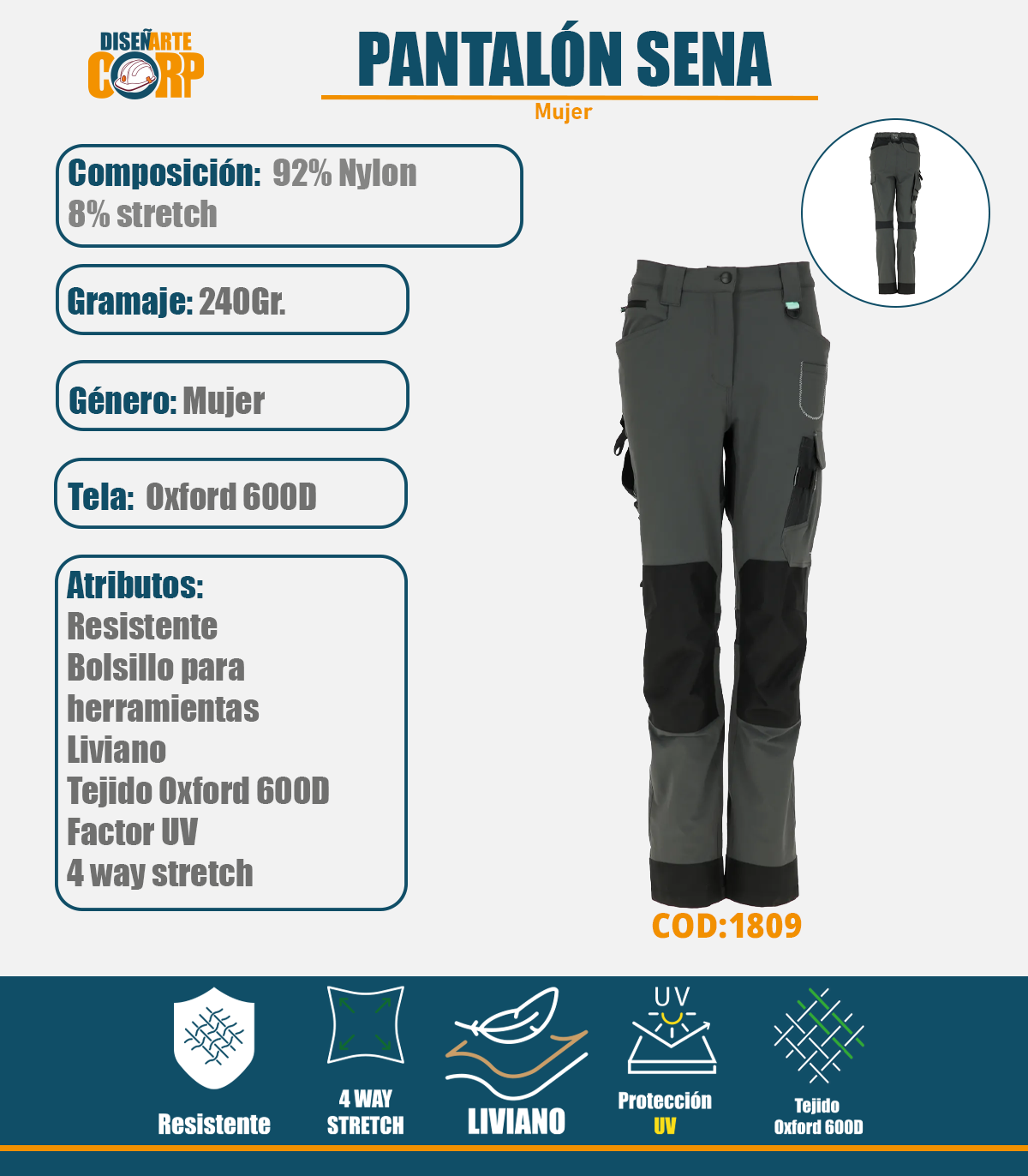 Pantalón Sena Mujer