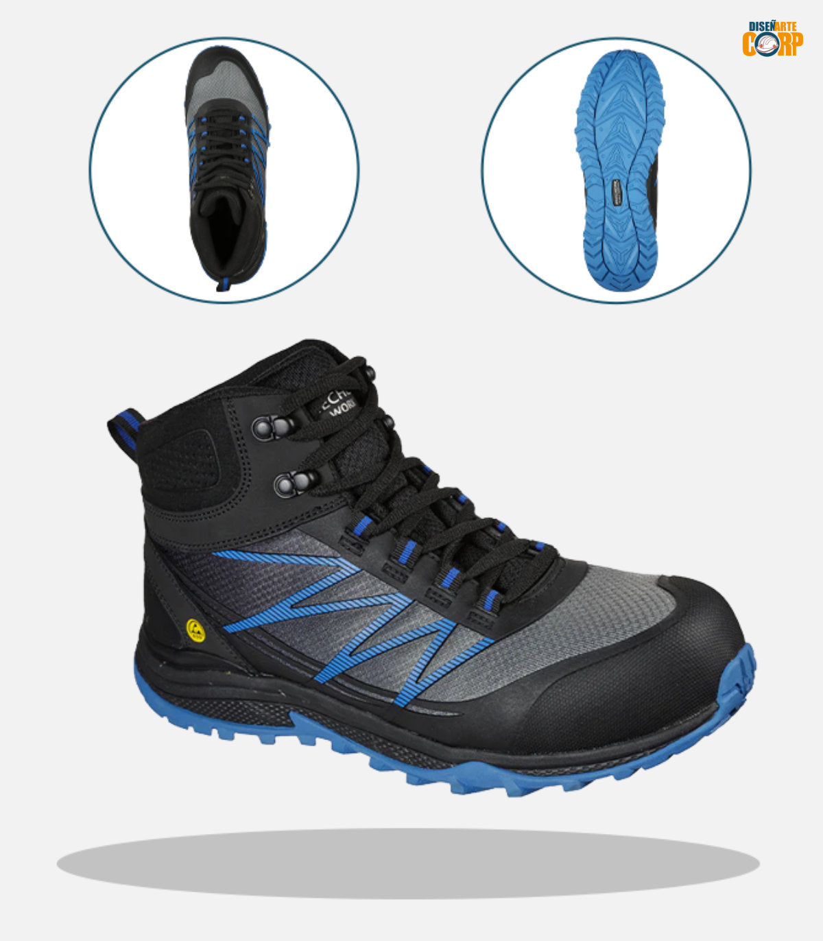 Skechers Botín Hombre Seguridad Puxal Firmle
