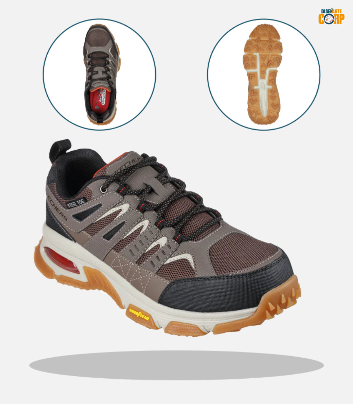 Skechers Zapatilla Hombre Seguridad Arcket
