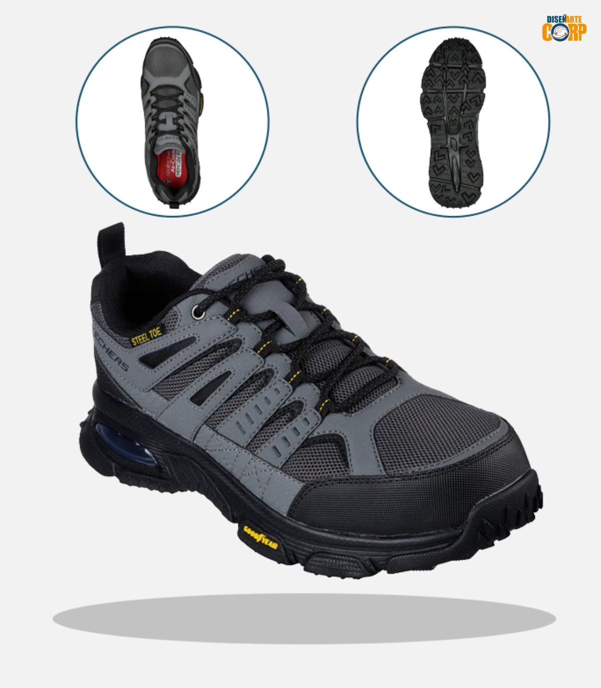 Skechers Zapatilla Hombre Seguridad Arcket
