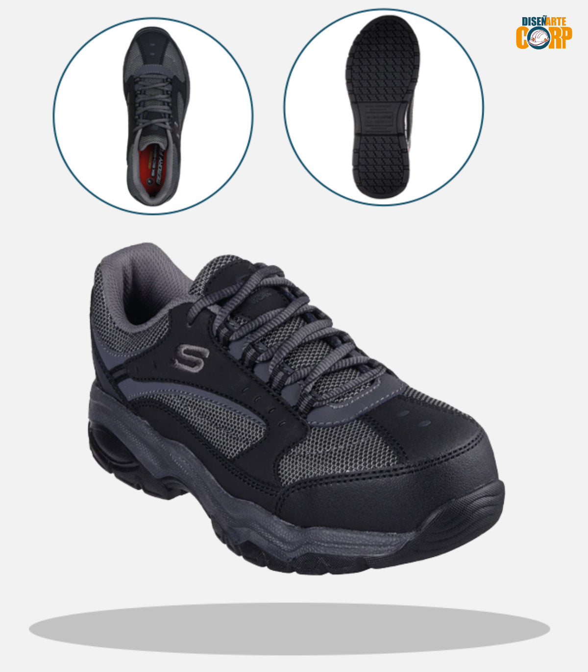 Skechers Zapatilla Mujer Seguridad Biscoe