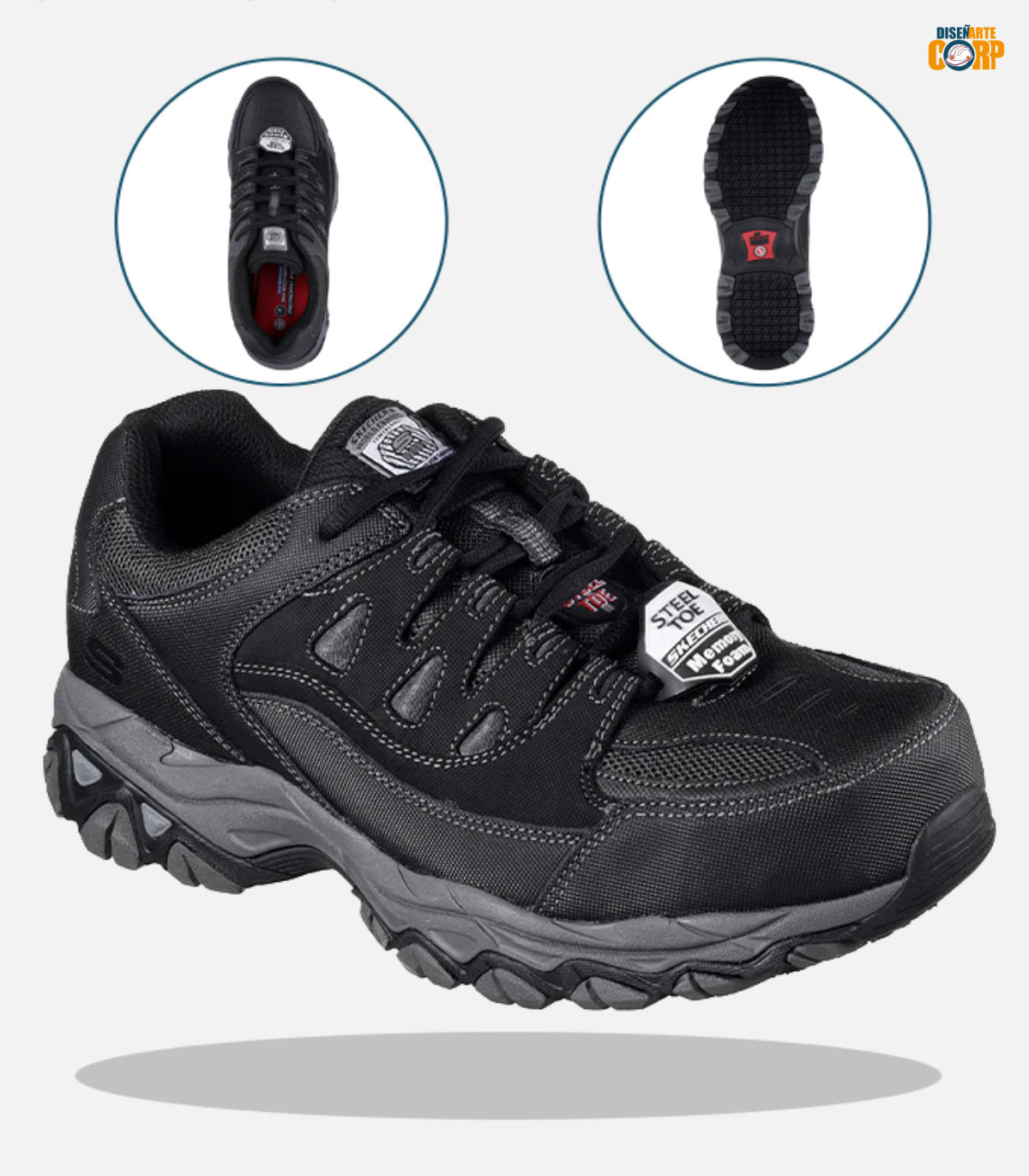 Skechers Zapatilla Hombre Seguridad Holdredge ST