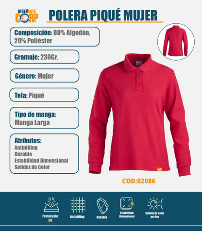 POLERA PIQUÉ MUJER