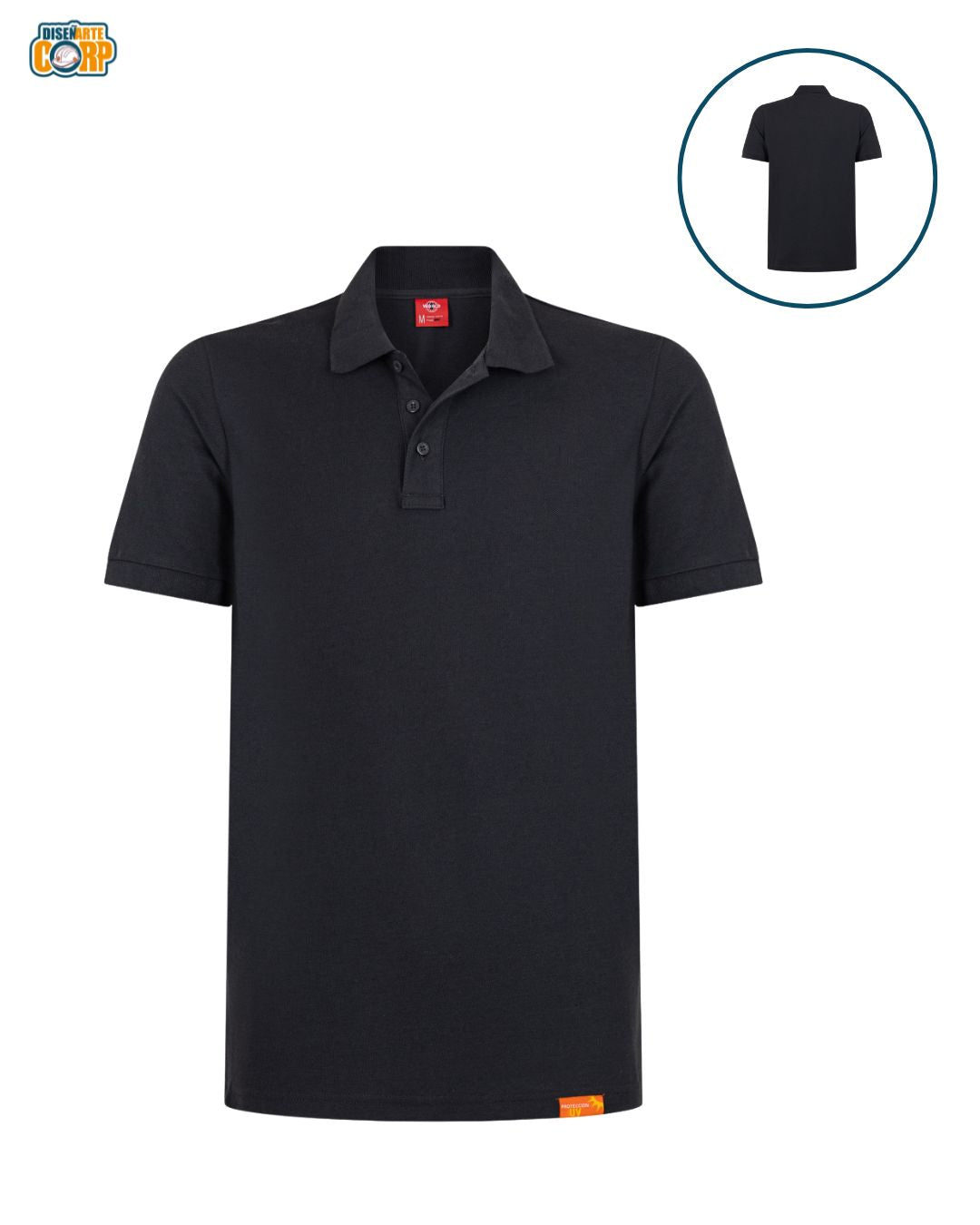 POLERA POLO M/C HOMBRE 60% ALG 40% POLY