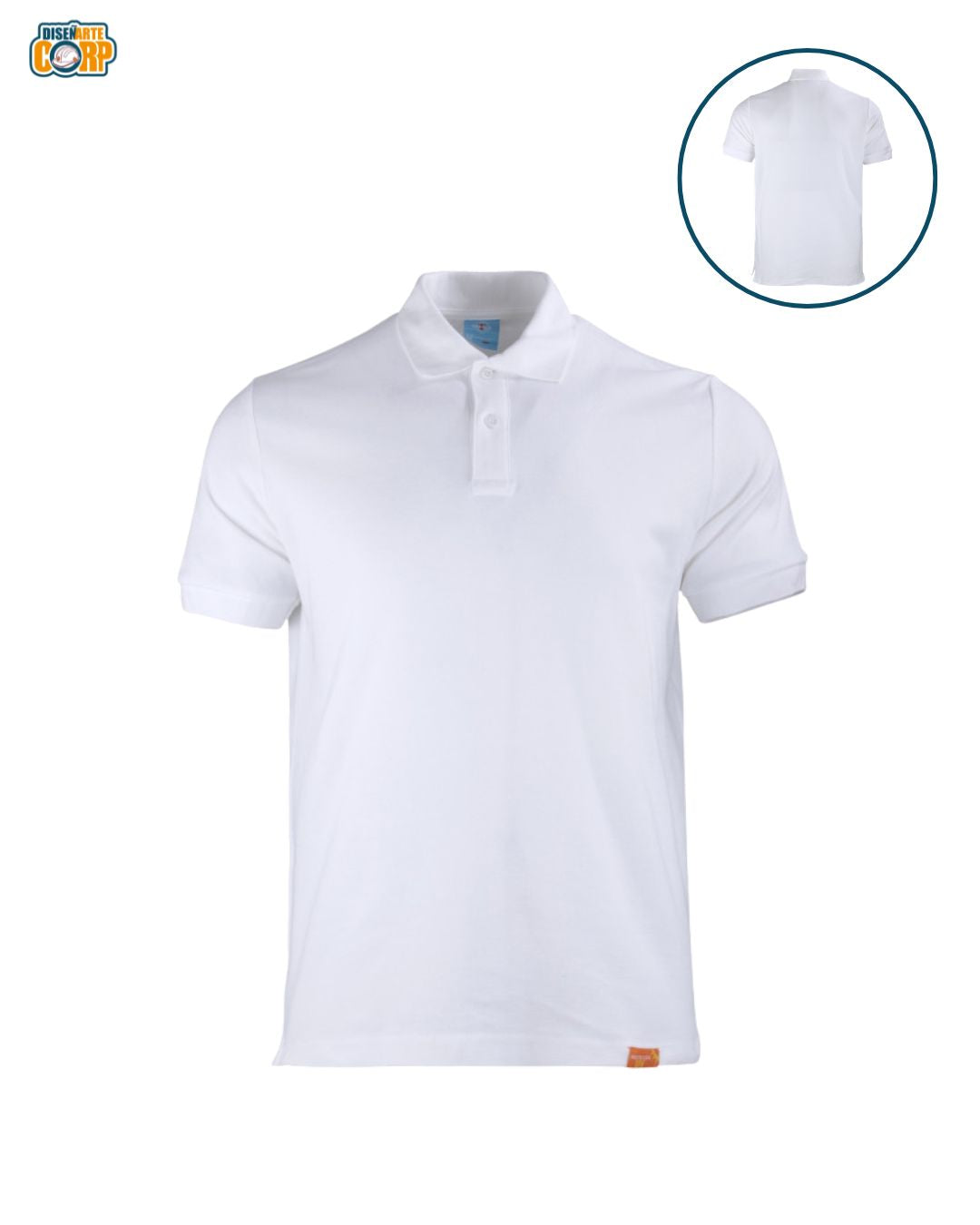 POLERA POLO M/C HOMBRE 80% ALG 20% POLY